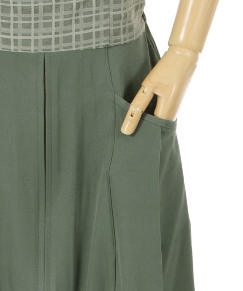 axes femme POETIQUE（アクシーズファムポエティック）の「２ｗａｙデザインサス付パンツ（その他パンツ・レディース・グリーン/ブラック/ピンク・MEDIUM）」の15枚目の写真