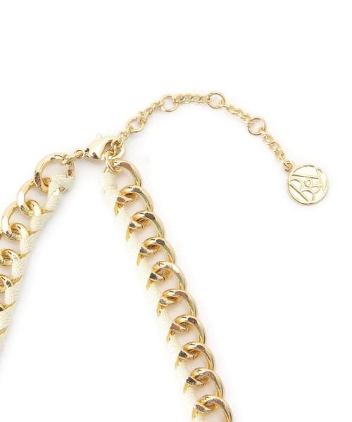 BEAUTY&YOUTH UNITED ARROWS（ビューティーアンドユースユナイテッドアローズ）の「BYSFN シェル ストリングチェーン ネックレス◆（ネックレス・レディース・オフホワイト・フリー）」の3枚目の写真