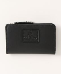 【新品】ヴィヴィアンVivienneキーケース　エナメル　花柄　オーブ　グレー 新品】ヴィヴィアンVivienneキーケース エナメル 花柄 オーブ
