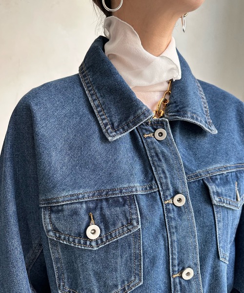 未使用タグ付き☆ドゥドゥのショート丈Gジャン ショート丈Gジャン | DOUDOU(ドゥドゥ)レディース | PAL CLOSET