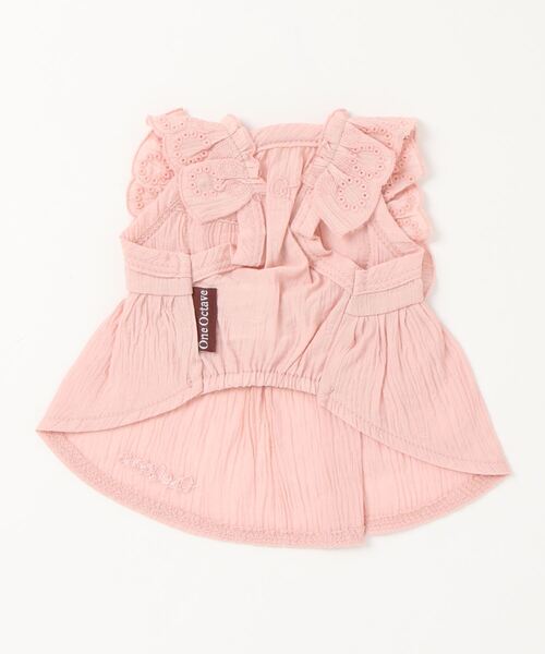 One Octave（ワンオクターヴ）の「One Octave/フリルショルダーワンピ（ペットウェア・レディース・グリーン/ピンク・M/L/2L/S/XS/2XS/2M）」の9枚目の写真