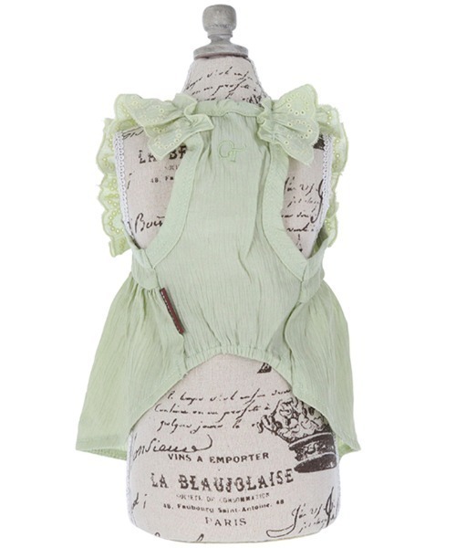 One Octave（ワンオクターヴ）の「One Octave/フリルショルダーワンピ（ペットウェア・レディース・グリーン/ピンク・M/L/2L/S/XS/2XS/2M）」の7枚目の写真