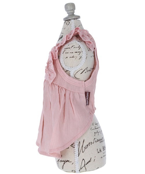 One Octave（ワンオクターヴ）の「One Octave/フリルショルダーワンピ（ペットウェア・レディース・グリーン/ピンク・M/L/2L/S/XS/2XS/2M）」の13枚目の写真