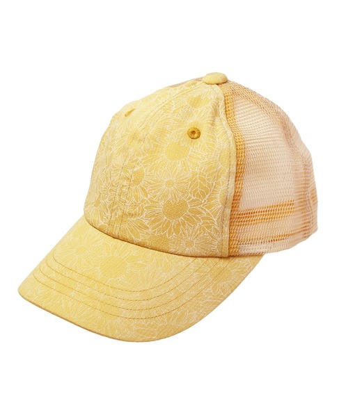 14+（イチヨンプラス）の「フラワー柄メッシュキャップ（キャップ・キッズ・ピンク/ベージュ/イエロー・kids-XL/kids-L）」の3枚目の写真