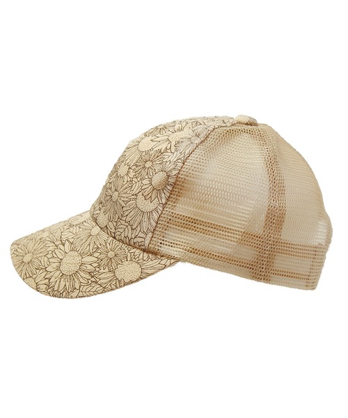 14+（イチヨンプラス）の「フラワー柄メッシュキャップ（キャップ・キッズ・ピンク/ベージュ/イエロー・kids-XL/kids-L）」の5枚目の写真