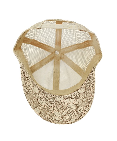 14+（イチヨンプラス）の「フラワー柄メッシュキャップ（キャップ・キッズ・ピンク/ベージュ/イエロー・kids-XL/kids-L）」の7枚目の写真