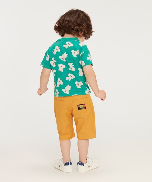 Moujonjon(ムージョンジョン)の「無地ダンプ6分丈ハーフパンツ(その他パンツ・キッズ・グリーン/レンガ/キャメル/ブルー/スミクロ・120/130/90/110/100)」の21枚目の写真