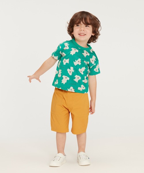 Moujonjon(ムージョンジョン)の「無地ダンプ6分丈ハーフパンツ(その他パンツ・キッズ・グリーン/レンガ/キャメル/ブルー/スミクロ・120/130/90/110/100)」の22枚目の写真