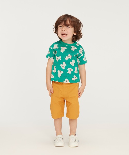 Moujonjon(ムージョンジョン)の「無地ダンプ6分丈ハーフパンツ(その他パンツ・キッズ・グリーン/レンガ/キャメル/ブルー/スミクロ・120/130/90/110/100)」の19枚目の写真