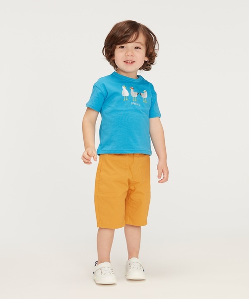 Moujonjon(ムージョンジョン)の「無地ダンプ6分丈ハーフパンツ(その他パンツ・キッズ・グリーン/レンガ/キャメル/ブルー/スミクロ・120/130/90/110/100)」の18枚目の写真