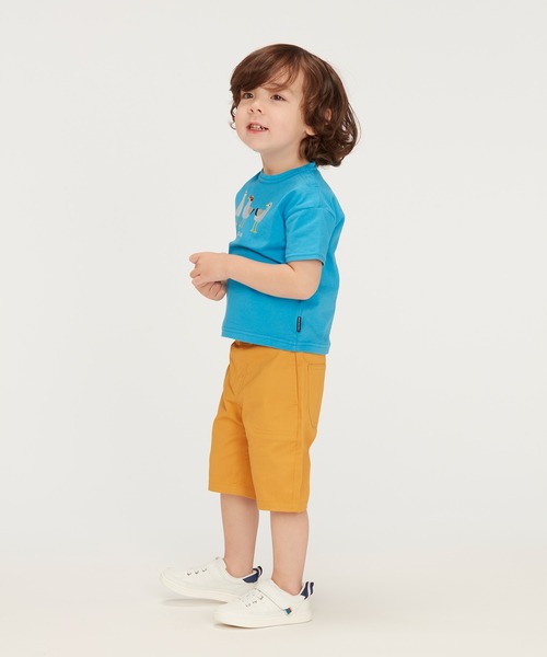 Moujonjon(ムージョンジョン)の「無地ダンプ6分丈ハーフパンツ(その他パンツ・キッズ・グリーン/レンガ/キャメル/ブルー/スミクロ・120/130/90/110/100)」の15枚目の写真