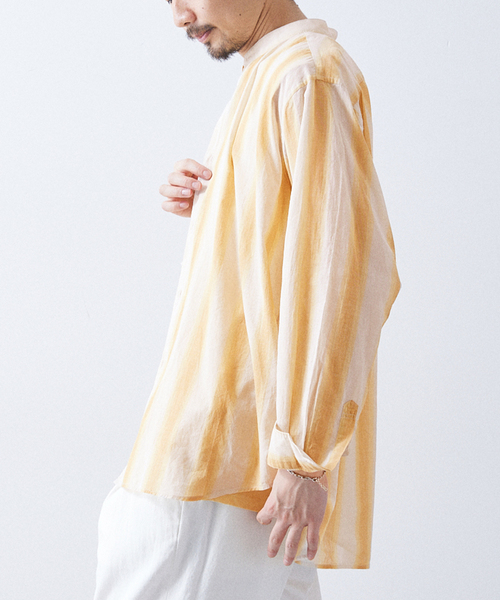 417 EDIFICE(フォーワンセブンエディフィス)の「【ESSENTIAL / エッセンシャル】シアーバンドシャツ(シャツ/ブラウス・メンズ・その他6/その他4/その他5/その他11・SMALL/LARGE/MEDIUM)」の20枚目の写真