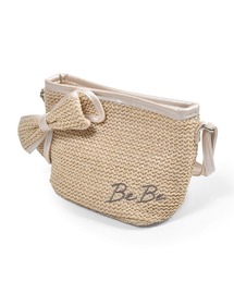 BeBe | BeBe/雑材風リボン付きショルダーバッグ(ショルダーバッグ)