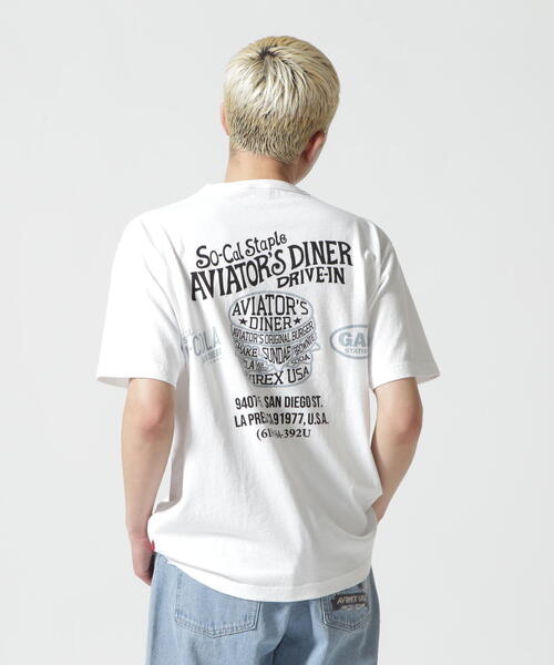 AVIREX(アヴィレックス)の「WEST COAST T-SHIRT SHOP INFORMATION / ウェストコースト Tシャツ ショップインフォーメーション / AVIREX / アヴィレックス(Tシャツ/カットソー・メンズ・ブラック/ホワイト/ネイビー/その他18/その他10・M/L/XL/2XL)」の12枚目の写真