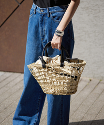 SLOBE IENA | 【DOUM】SLOBE別注 ストローカゴトートバッグ(トートバッグ)