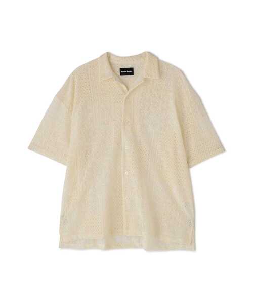 DANKE SCHON(ダンケシェーン)の「Dankeschon/ダンケシェーン/2TONE s/s Shirts(シャツ/ブラウス・メンズ・ホワイト/ベージュ/ネイビー・F)」の4枚目の写真