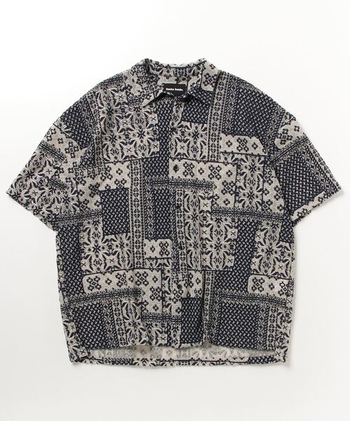 DANKE SCHON(ダンケシェーン)の「Dankeschon/ダンケシェーン/2TONE s/s Shirts(シャツ/ブラウス・メンズ・ホワイト/ベージュ/ネイビー・F)」の20枚目の写真