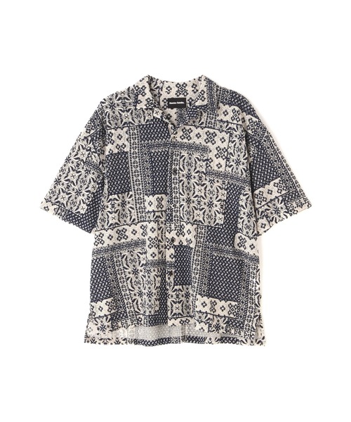 DANKE SCHON(ダンケシェーン)の「Dankeschon/ダンケシェーン/2TONE s/s Shirts(シャツ/ブラウス・メンズ・ホワイト/ベージュ/ネイビー・F)」の13枚目の写真