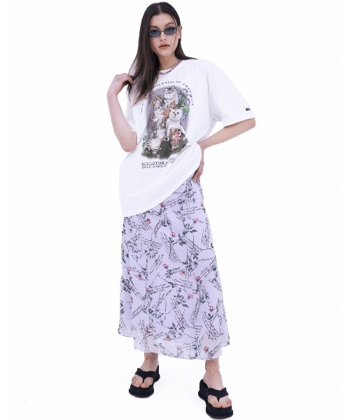 SCULPTOR（スカルプター）の「【日本限定アイテム】Kitten Friends T-Shirts/キトゥンフレンドTシャツ（Tシャツ/カットソー・レディース・ブラック/ホワイト・MEDIUM/SMALL/LARGE/X-LARGE）」の4枚目の写真