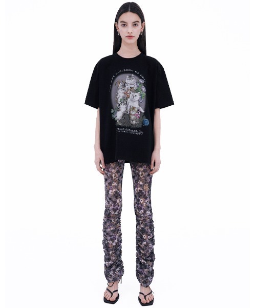 SCULPTOR（スカルプター）の「【日本限定アイテム】Kitten Friends T-Shirts/キトゥンフレンドTシャツ（Tシャツ/カットソー・レディース・ブラック/ホワイト・MEDIUM/SMALL/LARGE/X-LARGE）」の8枚目の写真