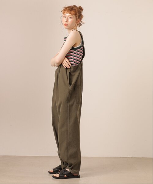 DOUBLE NAME(ダブルネーム)の「バギーデッキサロペット(サロペット/オーバーオール・レディース・ネイビー/キナリ/カーキ・FREE)」の13枚目の写真