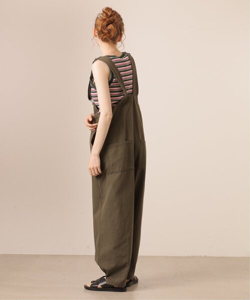 DOUBLE NAME(ダブルネーム)の「バギーデッキサロペット(サロペット/オーバーオール・レディース・ネイビー/キナリ/カーキ・FREE)」の14枚目の写真