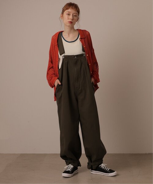 DOUBLE NAME(ダブルネーム)の「バギーデッキサロペット(サロペット/オーバーオール・レディース・ネイビー/キナリ/カーキ・FREE)」の15枚目の写真