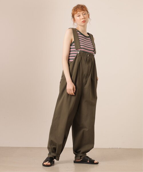 DOUBLE NAME(ダブルネーム)の「バギーデッキサロペット(サロペット/オーバーオール・レディース・ネイビー/キナリ/カーキ・FREE)」の18枚目の写真