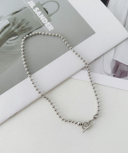 セール】simple ball chain necklace／シンプル マンテルボール