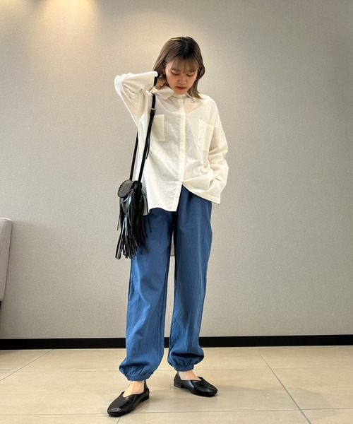 aimoha（アイモハ）の「コットンリネン風チュニックシャツ（シャツ/ブラウス・レディース・ブラック/グレー/ホワイト・SMALL/X-LARGE/LARGE/MEDIUM）」の18枚目の写真