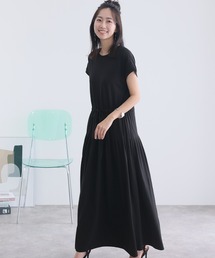 タック スカート ワンピース
