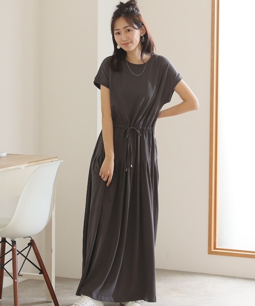 タックスカートワンピース（ワンピース）｜ElegChic（エレグシック）の