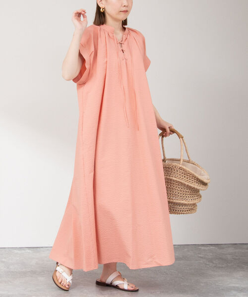 セール】◇【WEB限定】ミラクルウエーブレースアップワンピース