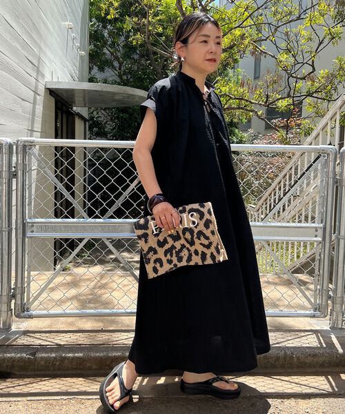 NOLLEY’S（ノーリーズ）の「◇【WEB限定】ミラクルウエーブレースアップワンピース（ワンピース・レディース・サーモンピンク/ホワイト系その他4/ブラック・FREE）」の19枚目の写真
