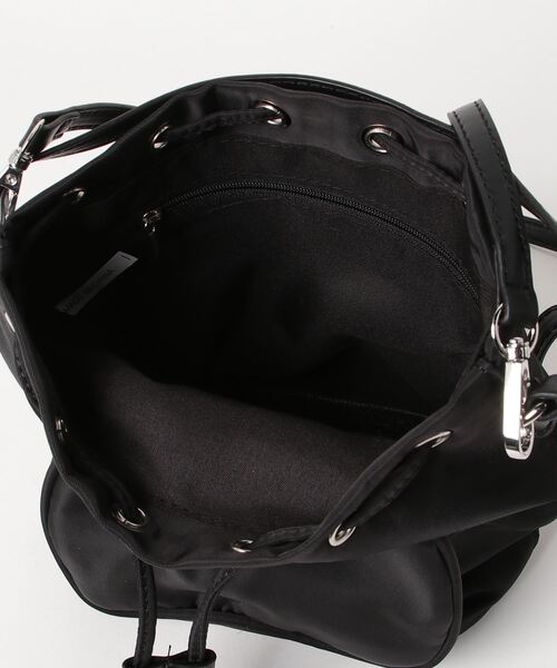 WEGO（ウィゴー）の「WEGO/ナイロン巾着ショルダー（ショルダーバッグ・レディース・ブラック・FREE）」の19枚目の写真