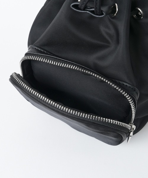 WEGO（ウィゴー）の「WEGO/ナイロン巾着ショルダー（ショルダーバッグ・レディース・ブラック・FREE）」の18枚目の写真