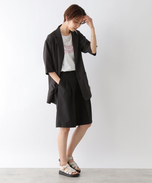 LEPSIM（レプシィム）の「アソートプリントT2　193617（Tシャツ/カットソー・レディース・ブラック/アイボリー/オフホワイト/オレンジ/ホワイト系その他/ブラウン・FREE）」の22枚目の写真