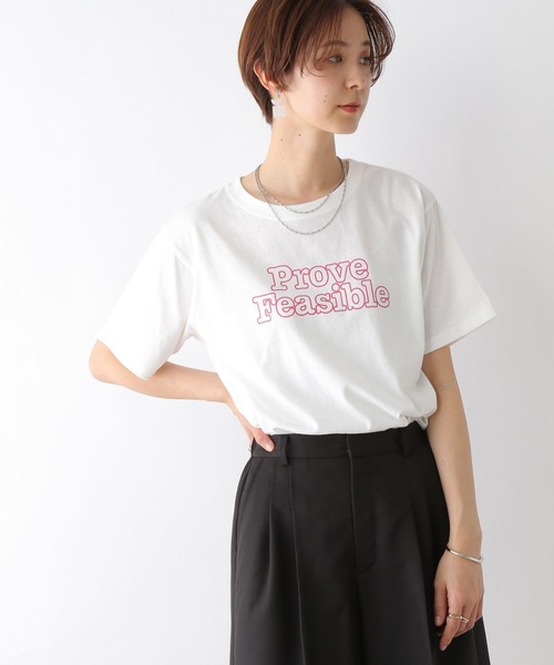 LEPSIM（レプシィム）の「アソートプリントT2　193617（Tシャツ/カットソー・レディース・ブラック/アイボリー/オフホワイト/オレンジ/ホワイト系その他/ブラウン・FREE）」の20枚目の写真