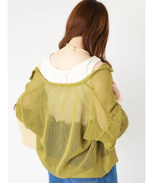 ehka sopo（エヘカソポ）の「前後2WAYボタン付タンクトップ（タンクトップ・レディース・ダークオレンジ/ブラック/オフホワイト/ライトベージュ・F）」の16枚目の写真