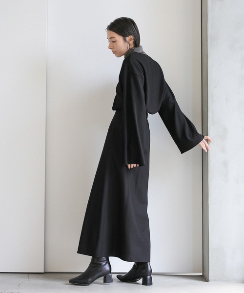 select MOCA（セレクトモカ）の「スクエアサイドジップショートブーツ（ブーツ・レディース・ブラック/アイボリー・SMALL/MEDIUM/LARGE）」の18枚目の写真