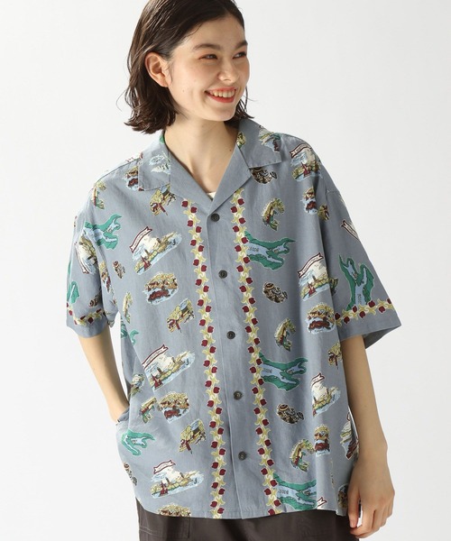 niko and（ニコアンド）の「リネンレーヨンスーベニア開襟シャツ