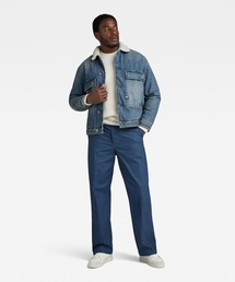 G-STAR Boxy Fit Sherpa Jacket デニムジャケット G-STAR（ジースター）の「UTILITY FLAP POCKET SHERPA JACKET/ボア