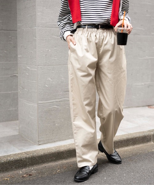 WEGO(ウィゴー)の「WEGO/【26春夏★待望の再入荷・WEB限定】ワイドシェフパンツ(チノパンツ・メンズ・ブルー/ブラック/ホワイト/オリーブ/ベージュ/ライトグレー/ベージュ系その他・X-LARGE/MEDIUM/LARGE)」の16枚目の写真