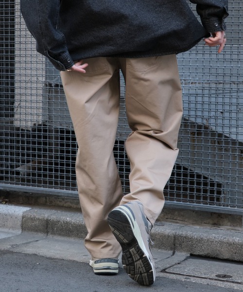 WEGO（ウィゴー）の「WEGO/【26春夏★待望の再入荷・WEB限定】ワイドシェフパンツ（チノパンツ・メンズ・ブルー/ブラック/ホワイト/オリーブ/ベージュ/ライトグレー/ベージュ系その他・X-LARGE/MEDIUM/LARGE）」の20枚目の写真