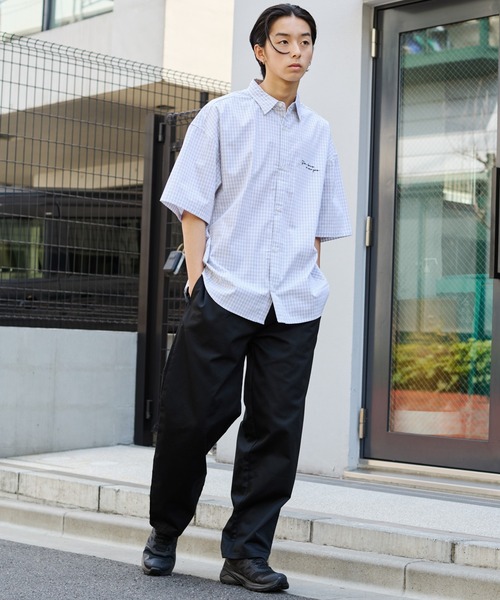 WEGO（ウィゴー）の「WEGO/【26春夏★待望の再入荷・WEB限定】ワイドシェフパンツ（チノパンツ・メンズ・ブルー/ブラック/ホワイト/オリーブ/ベージュ/ライトグレー/ベージュ系その他・X-LARGE/MEDIUM/LARGE）」の17枚目の写真