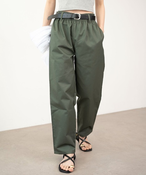 WEGO（ウィゴー）の「WEGO/【26春夏★待望の再入荷・WEB限定】ワイドシェフパンツ（チノパンツ・メンズ・ブルー/ブラック/ホワイト/オリーブ/ベージュ/ライトグレー/ベージュ系その他・X-LARGE/MEDIUM/LARGE）」の21枚目の写真