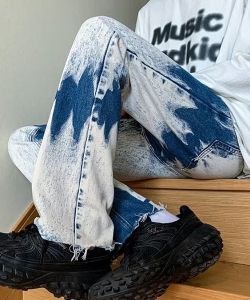 MGV(エムジーヴィー)の「ストリートブリーチデニム(デニムパンツ・メンズ・ブルー/ブラック・MEDIUM/LARGE/X-LARGE)」の14枚目の写真