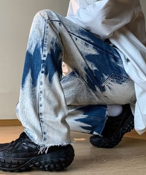 MGV(エムジーヴィー)の「ストリートブリーチデニム(デニムパンツ・メンズ・ブルー/ブラック・MEDIUM/LARGE/X-LARGE)」の9枚目の写真