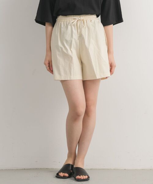 Kari & lili（カウリアンドリィリィ）の「linen like SP（その他パンツ・レディース・ブラック/オフホワイト・FREE）」の2枚目の写真