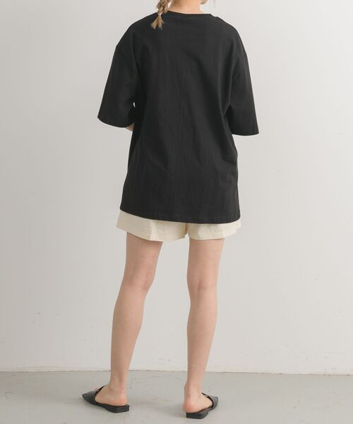 Kari & lili（カウリアンドリィリィ）の「linen like SP（その他パンツ・レディース・ブラック/オフホワイト・FREE）」の14枚目の写真